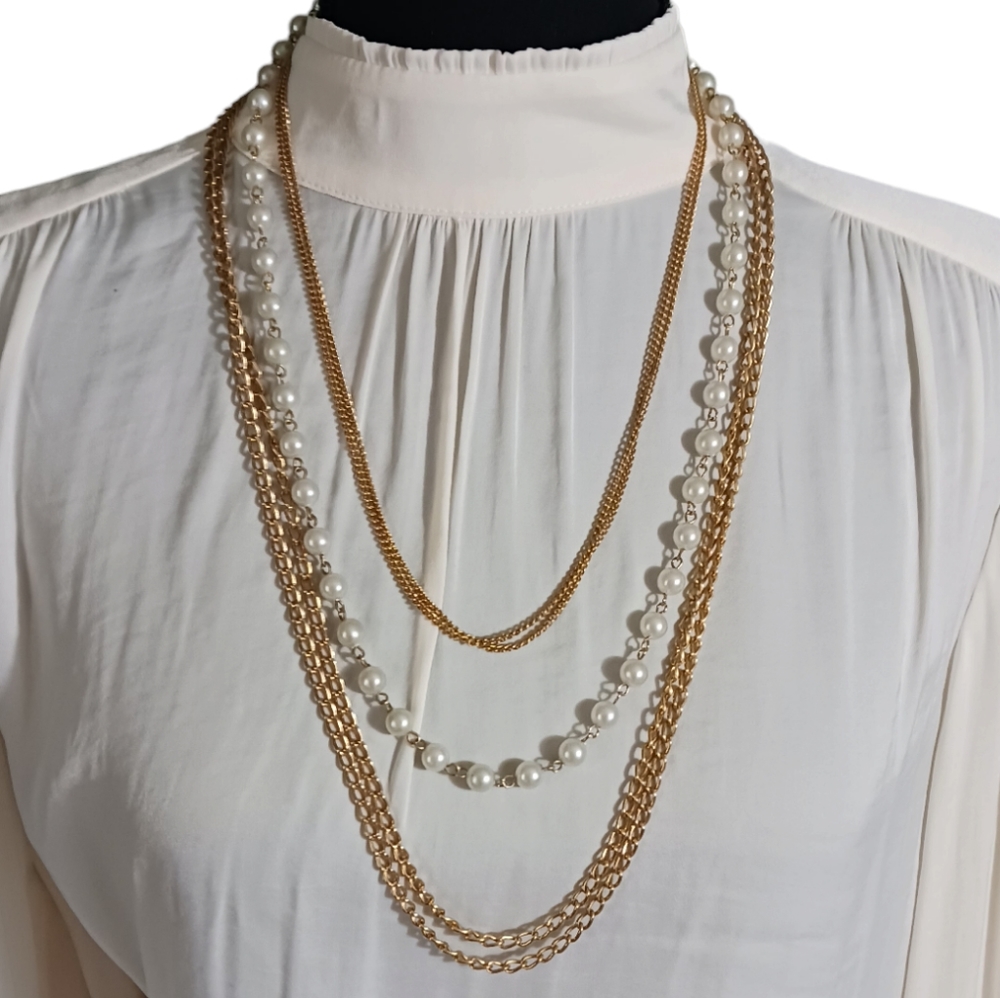 Vintage Three Tier Necklace